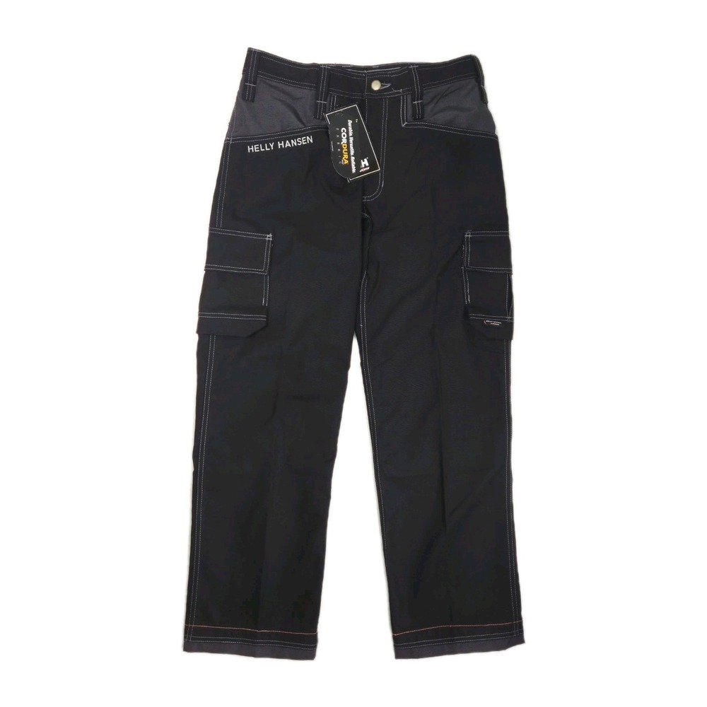 NWT Helly Hansen Workwear Black Chelsea Service Pant Mens Size 34×32 Work Cargo